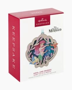 Hallmark Disney The Little Mermaid Ariel And Friends Papercraft Ornament -Toy store 000500 1000622099 NoColor ALT4