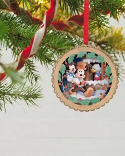 Hallmark Disney Mickey's Christmas Carol 40th Anniversary Papercraft Ornament