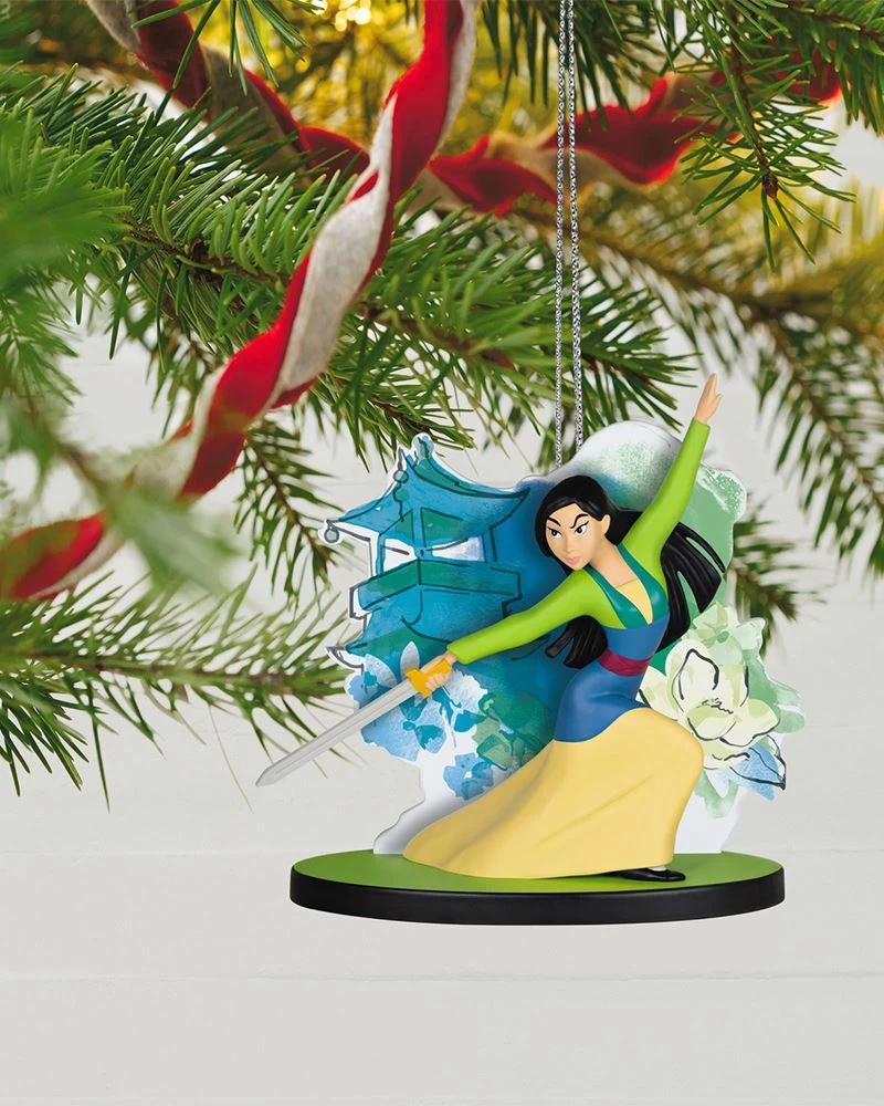 Hallmark Disney Mulan 25th Anniversary Heart Of A Warrior Ornament 1 Hallmark Disney Mulan 25th Anniversary Heart Of A Warrior Ornament