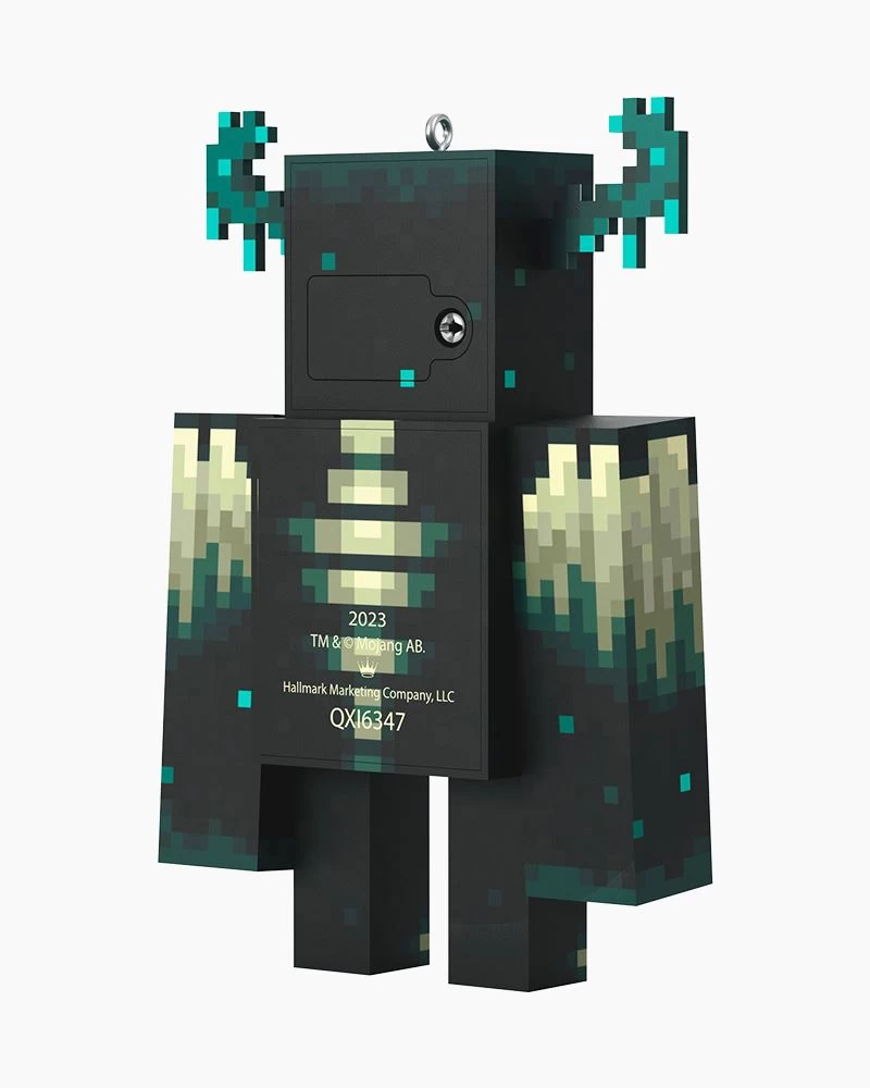 Hallmark Minecraft Warden Ornament With Light 3 Hallmark Minecraft Warden Ornament With Light - Image 3