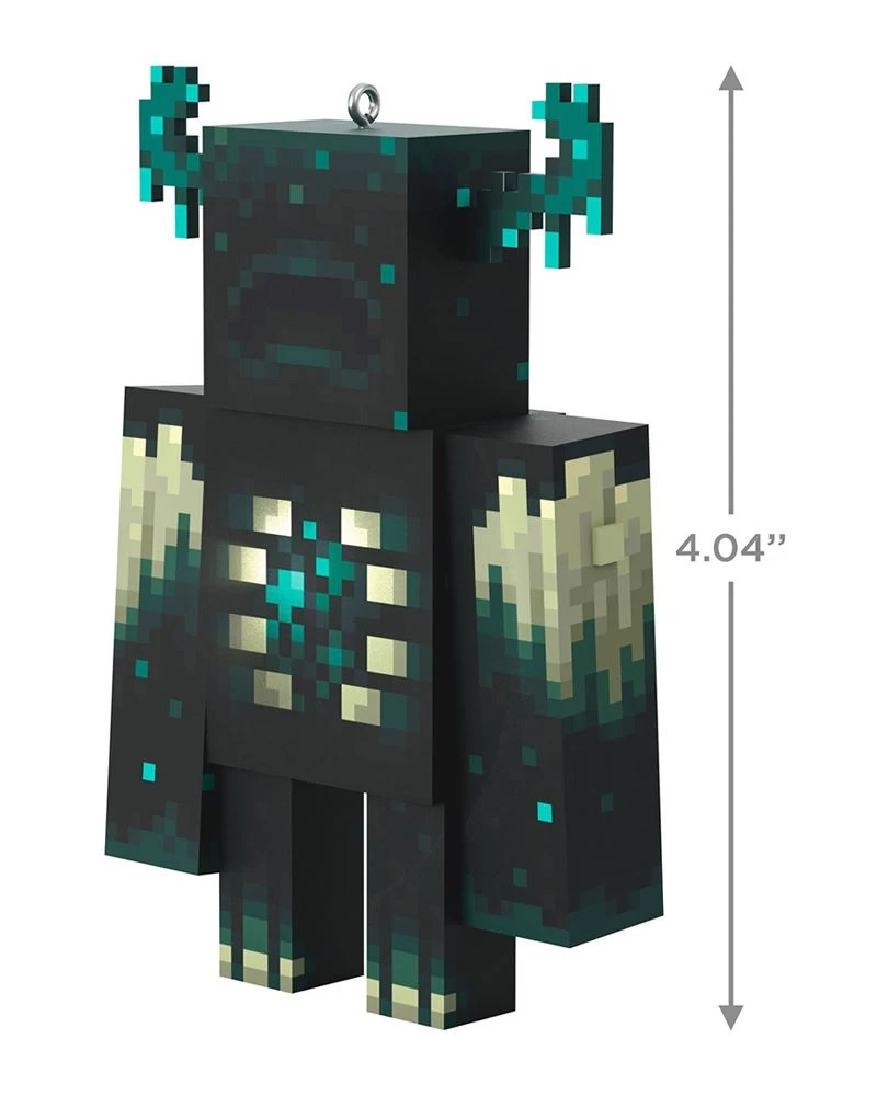 Hallmark Minecraft Warden Ornament With Light 4 Hallmark Minecraft Warden Ornament With Light - Image 4