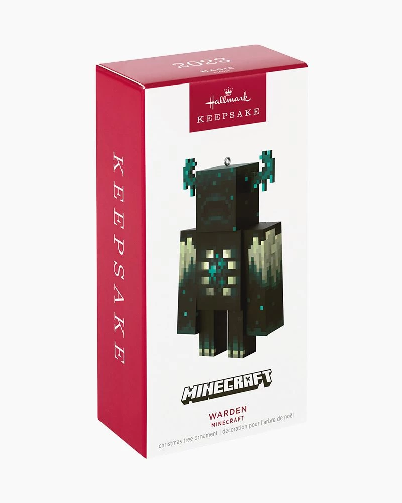 Hallmark Minecraft Warden Ornament With Light 5 Hallmark Minecraft Warden Ornament With Light - Image 5