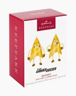 Hallmark Star Trek™: Lower Decks Badgey Ornaments (Set Of 2)