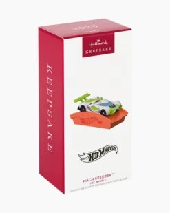 Hallmark Hot Wheels™ Mach Speeder™ Ornament With Light -Toy store 000500 1000622133 NoColor ALT4