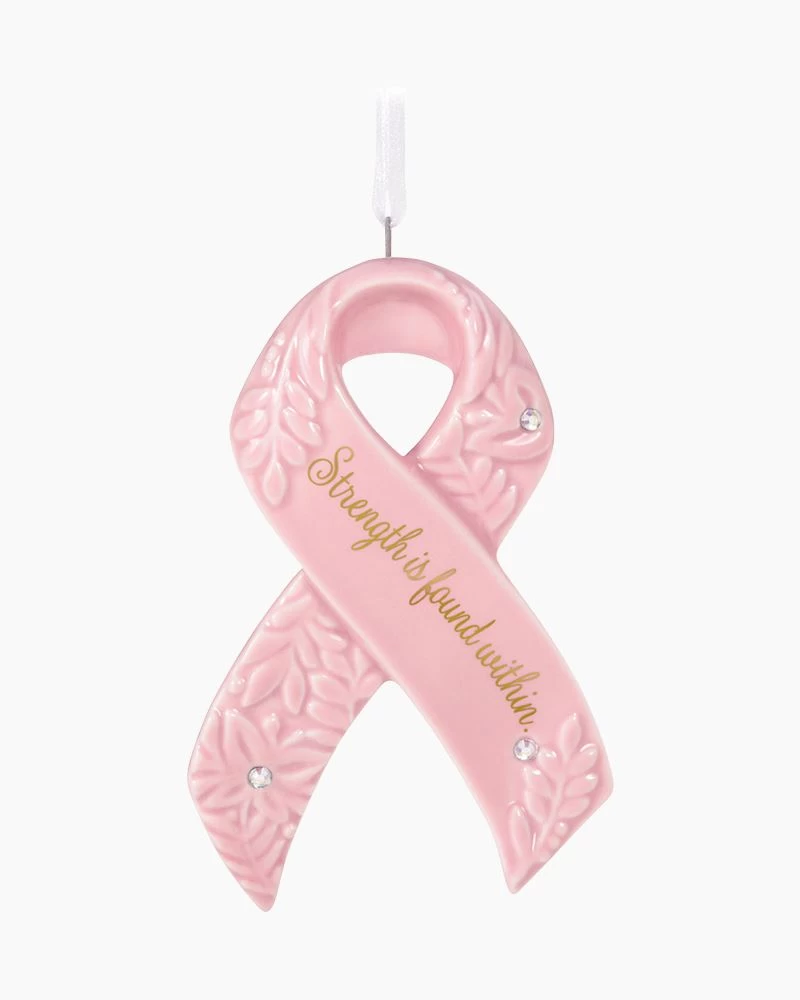 Hallmark Strength Within Pink Ribbon Porcelain Ornament Benefiting Susan G. Komen® 2 Hallmark Strength Within Pink Ribbon Porcelain Ornament Benefiting Susan G. Komen® - Image 2