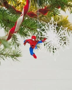 Hallmark Marvel Spider-Man Spidey Spins A Snowflake Ornament