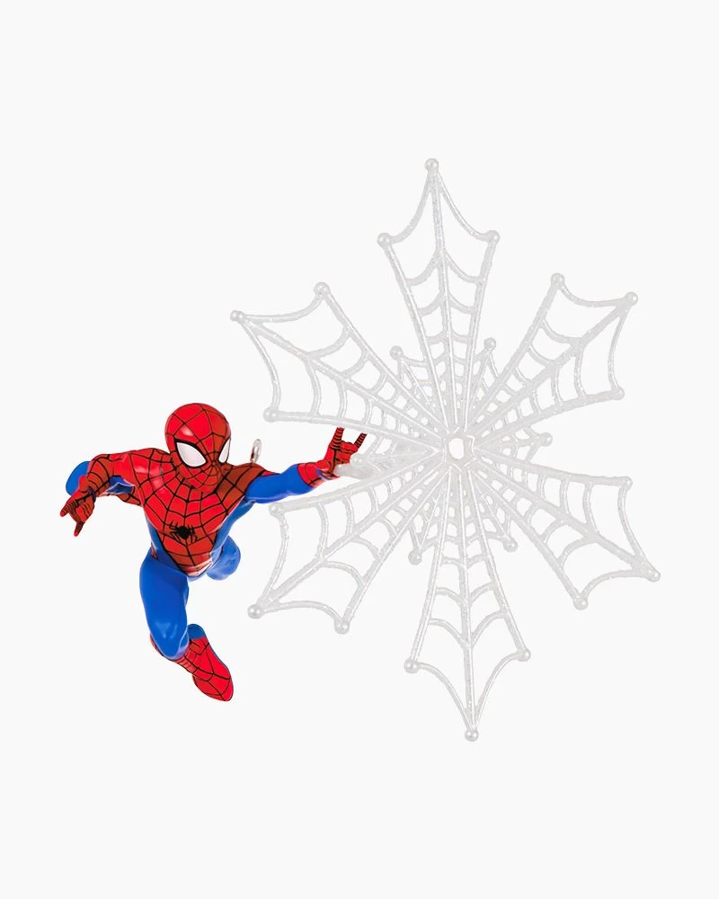Hallmark Marvel Spider-Man Spidey Spins A Snowflake Ornament 2 Hallmark Marvel Spider-Man Spidey Spins A Snowflake Ornament - Image 2