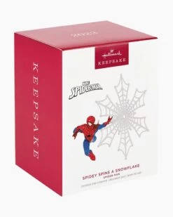 Hallmark Marvel Spider-Man Spidey Spins A Snowflake Ornament 10 Hallmark Marvel Spider-Man Spidey Spins A Snowflake Ornament -Toy store 000500 1000622136 NoColor ALT4