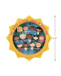 Hallmark UNICEF Every Color Of Amazing Papercraft Ornament -Toy store 000500 1000622139 NoColor ALT3