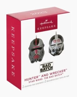 Hallmark Mini Star Wars: The Bad Batch™ Hunter™ And Wrecker™ Ornaments (Set Of 2) -Toy store 000500 1000622140 NoColor ALT4