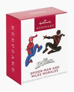 Hallmark Mini Marvel Spider-Man And Miles Morales Ornaments (Set Of 2) -Toy store 000500 1000622141 NoColor ALT4