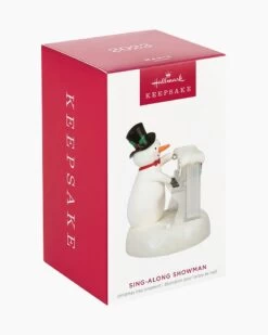 Hallmark Sing-Along Showman Snowman Musical Ornament -Toy store 000500 1000622149 NoColor ALT4