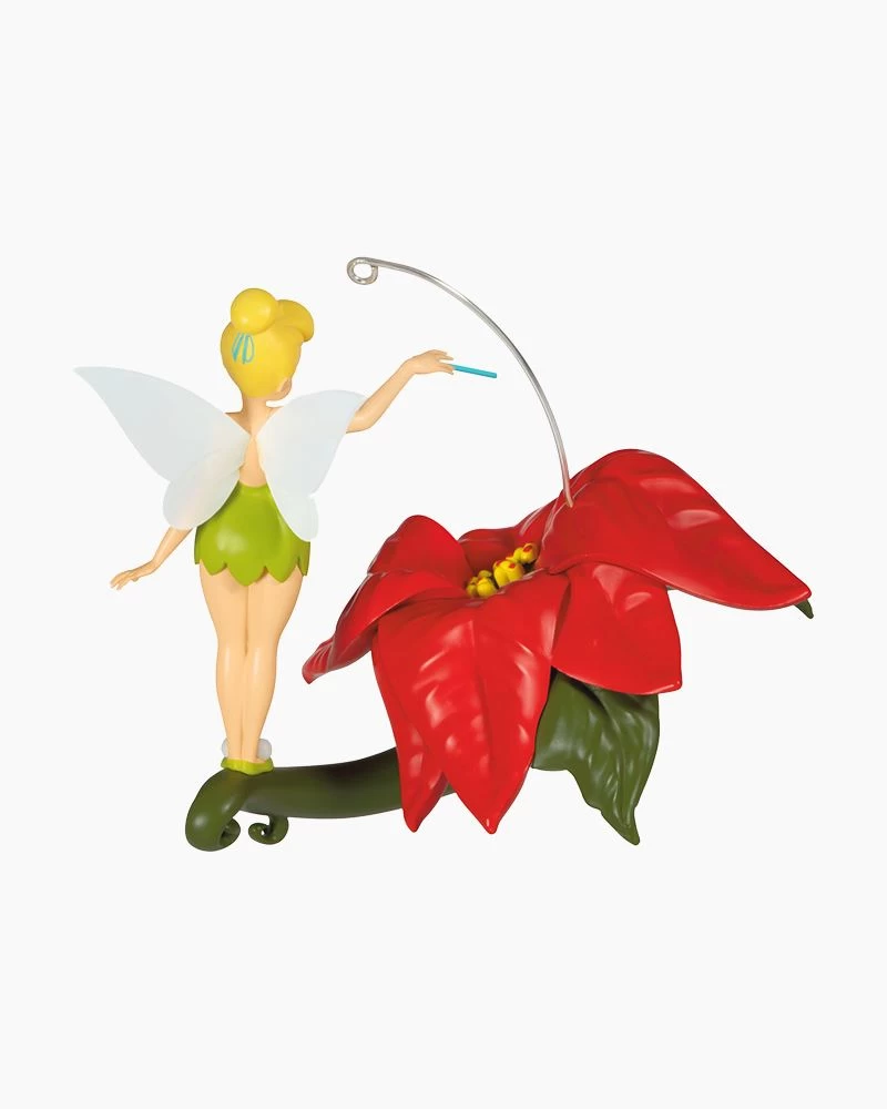 Hallmark Disney Tinker Bell Pixie-Dusted Poinsettia Ornament 3 Hallmark Disney Tinker Bell Pixie-Dusted Poinsettia Ornament - Image 3
