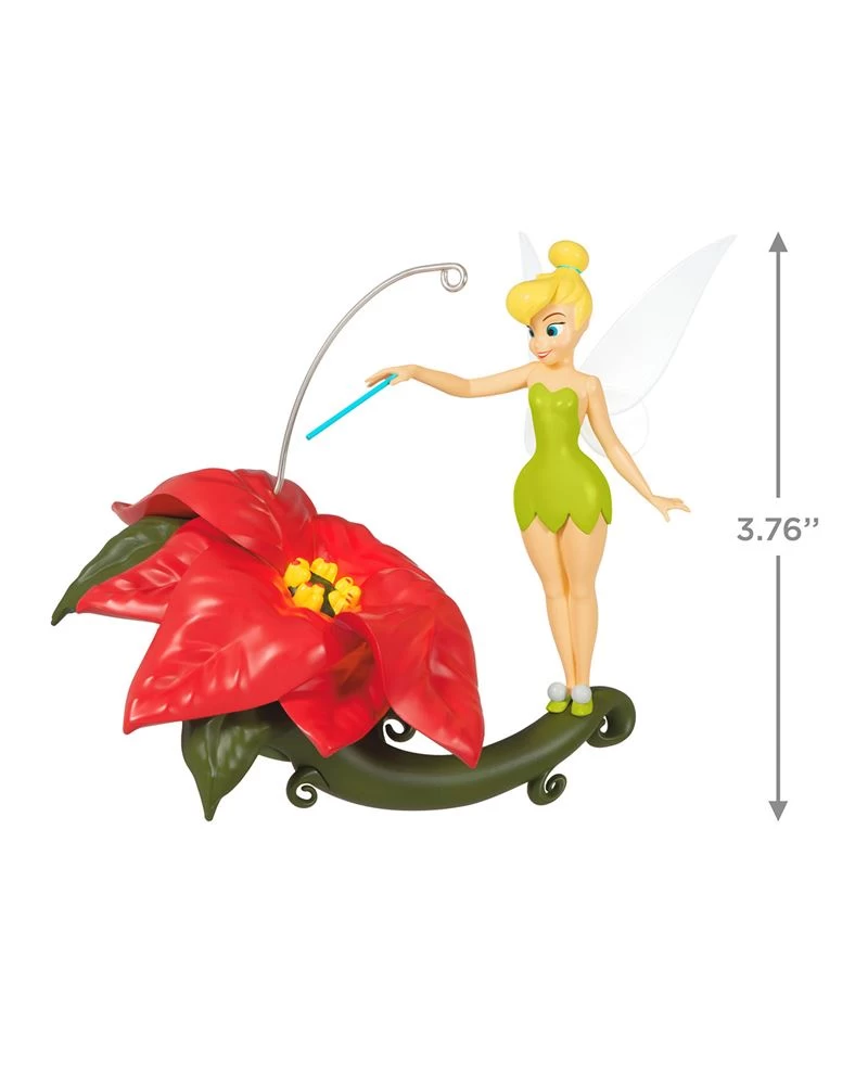 Hallmark Disney Tinker Bell Pixie-Dusted Poinsettia Ornament 4 Hallmark Disney Tinker Bell Pixie-Dusted Poinsettia Ornament - Image 4