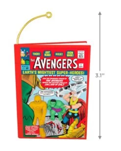 Hallmark Marvel Comics The Avengers 60th Anniversary Ornament -Toy store 000500 1000622159 NoColor ALT3