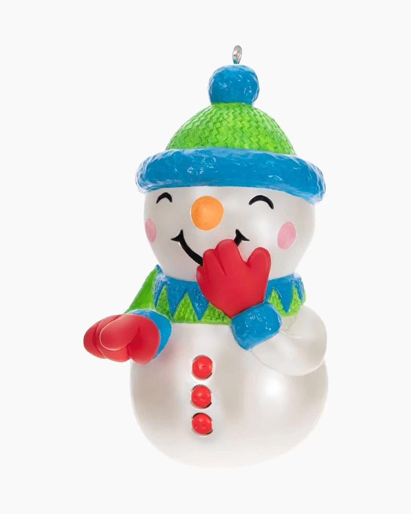 Hallmark Pull My Finger Snowman Ornament With Sound 2 Hallmark Pull My Finger Snowman Ornament With Sound - Image 2