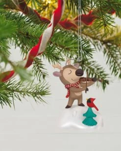 Hallmark Festive Fiddler Musical Ornament