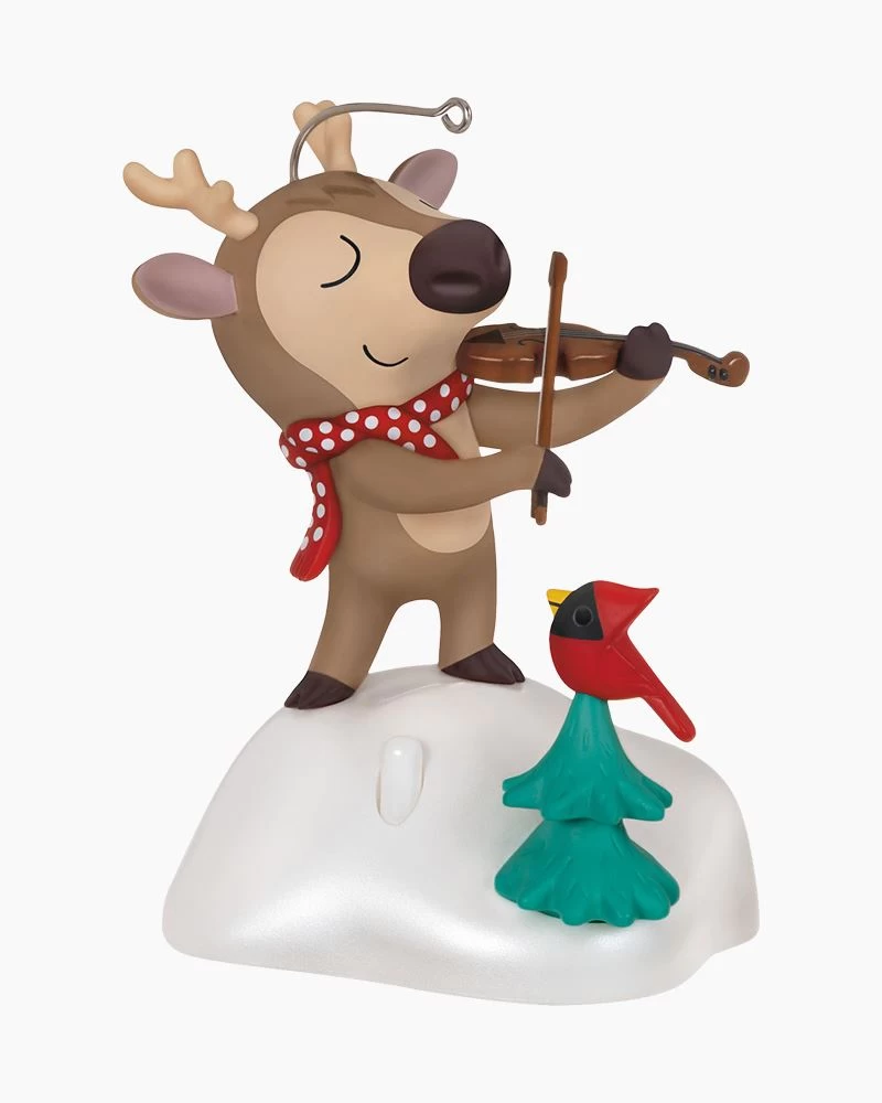 Hallmark Festive Fiddler Musical Ornament 2 Hallmark Festive Fiddler Musical Ornament - Image 2