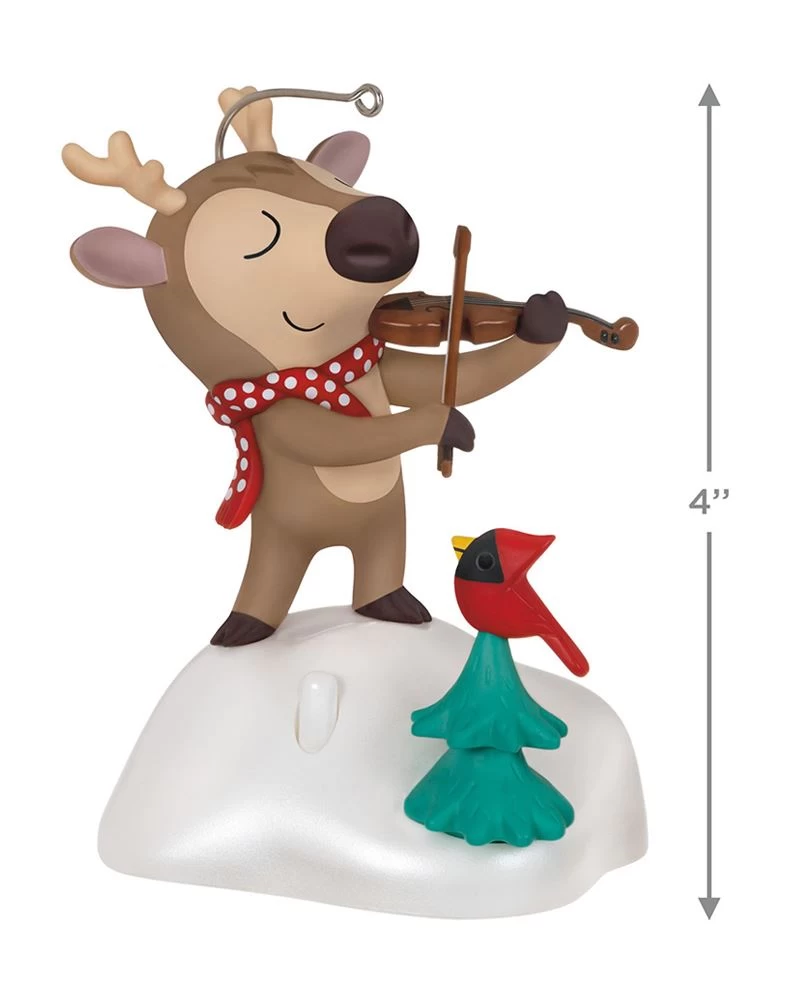 Hallmark Festive Fiddler Musical Ornament 4 Hallmark Festive Fiddler Musical Ornament - Image 4