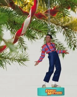 Hallmark Family Matters Steve Urkel Ornament With Sound
