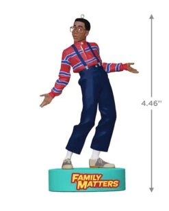 Hallmark Family Matters Steve Urkel Ornament With Sound -Toy store 000500 1000622187 NoColor ALT3