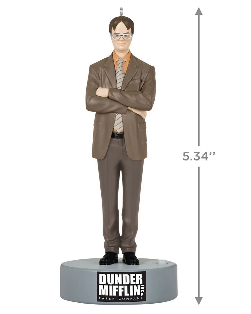 Hallmark The Office Dwight Schrute Ornament With Sound 4 Hallmark The Office Dwight Schrute Ornament With Sound - Image 4