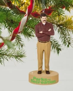 Hallmark Parks And Recreation Ron Swanson Ornament With Sound