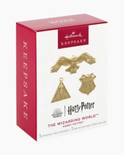 Hallmark Mini Harry Potter™ The Wizarding World™ Metal Ornaments (Set Of 3) -Toy store 000500 1000622199 NoColor ALT2