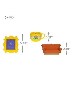 Hallmark Mini Friends Coffee Cup, Frame And Couch Ornaments (Set Of 3) 9 Hallmark Mini Friends Coffee Cup, Frame And Couch Ornaments (Set Of 3) -Toy store 000500 1000622200 NoColor ALT3