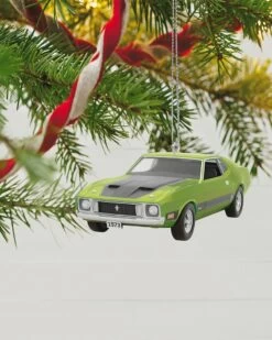 Hallmark Classic American Cars 1973 Ford Mustang Mach 1 2023 Metal Ornament