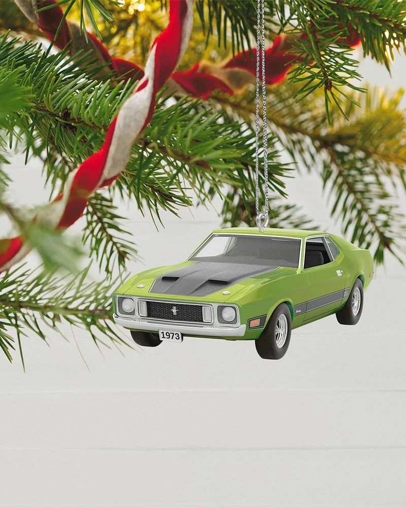 Hallmark Classic American Cars 1973 Ford Mustang Mach 1 2023 Metal Ornament 1 Hallmark Classic American Cars 1973 Ford Mustang Mach 1 2023 Metal Ornament