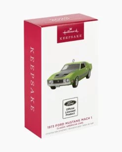 Hallmark Classic American Cars 1973 Ford Mustang Mach 1 2023 Metal Ornament 10 Hallmark Classic American Cars 1973 Ford Mustang Mach 1 2023 Metal Ornament -Toy store 000500 1000622203 NoColor ALT4