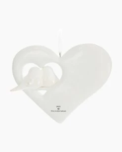 Hallmark Our First Christmas Birds In Heart 2023 Porcelain Ornament -Toy store 000500 1000622211 NoColor ALT2