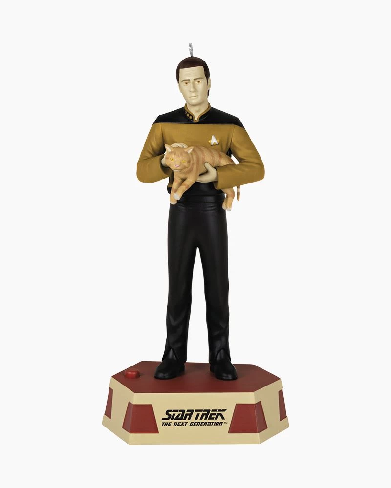 Hallmark Star Trek™: The Next Generation Data's Ode To Spot Ornament With Sound 2 Hallmark Star Trek™: The Next Generation Data's Ode To Spot Ornament With Sound - Image 2