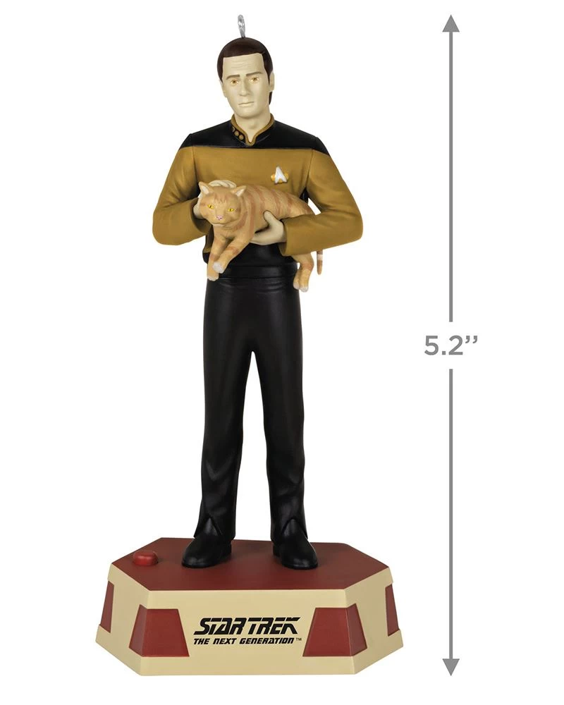 Hallmark Star Trek™: The Next Generation Data's Ode To Spot Ornament With Sound 4 Hallmark Star Trek™: The Next Generation Data's Ode To Spot Ornament With Sound - Image 4