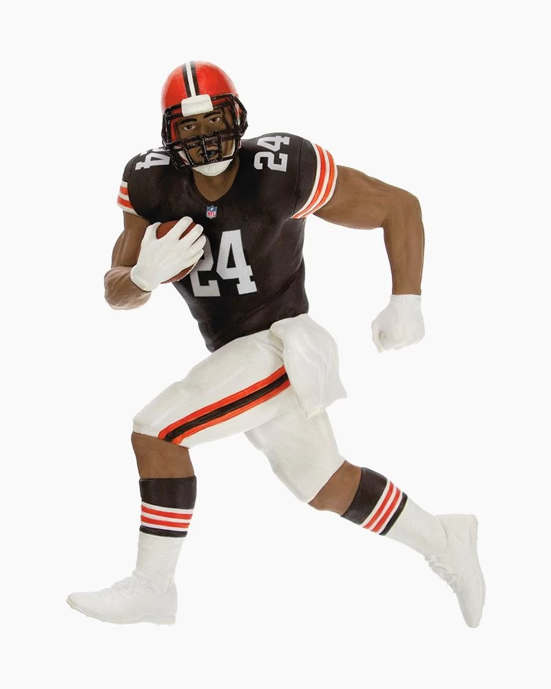 Hallmark NFL Cleveland Browns Nick Chubb Ornament 2 Hallmark NFL Cleveland Browns Nick Chubb Ornament - Image 2