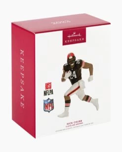 Hallmark NFL Cleveland Browns Nick Chubb Ornament 10 Hallmark NFL Cleveland Browns Nick Chubb Ornament -Toy store 000500 1000622215 NoColor ALT4