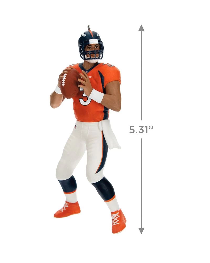 Hallmark NFL Denver Broncos Russell Wilson Ornament 4 Hallmark NFL Denver Broncos Russell Wilson Ornament - Image 4