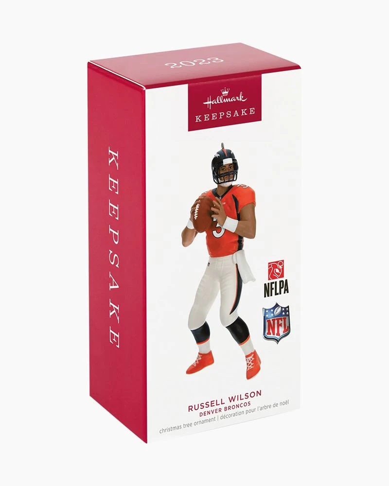 Hallmark NFL Denver Broncos Russell Wilson Ornament 5 Hallmark NFL Denver Broncos Russell Wilson Ornament - Image 5