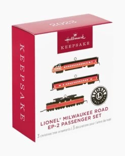 Hallmark Mini Lionel® Milwaukee Road EP-2 Passenger Ornaments (Set Of 3) -Toy store 000500 1000622222 NoColor ALT4