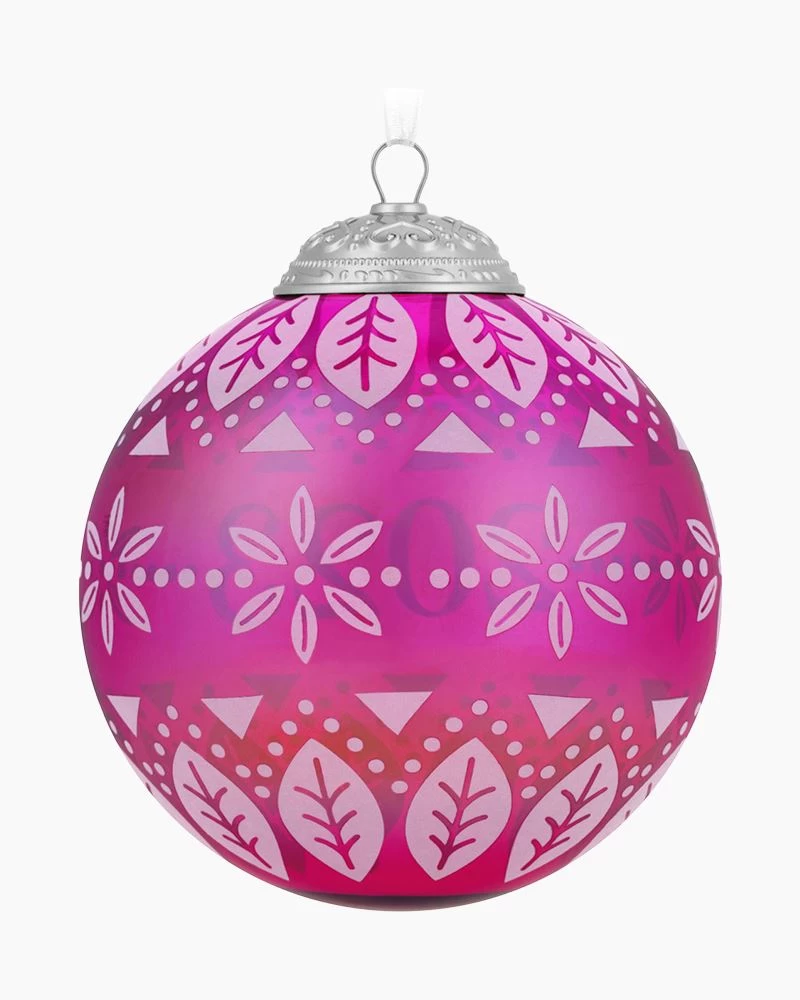 Hallmark Christmas Commemorative 2023 Glass Ball Ornament 3 Hallmark Christmas Commemorative 2023 Glass Ball Ornament - Image 3