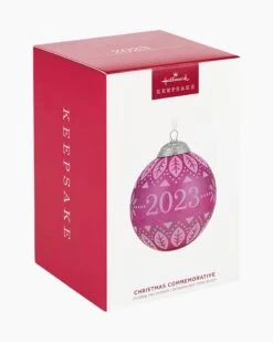 Hallmark Christmas Commemorative 2023 Glass Ball Ornament 10 Hallmark Christmas Commemorative 2023 Glass Ball Ornament -Toy store 000500 1000622224 NoColor ALT4