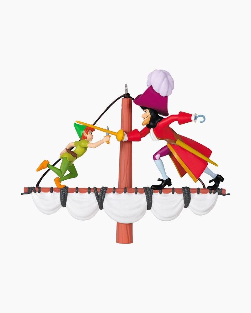 Hallmark Disney Peter Pan 70th Anniversary Swashbuckling Showdown Ornament 2 Hallmark Disney Peter Pan 70th Anniversary Swashbuckling Showdown Ornament - Image 2