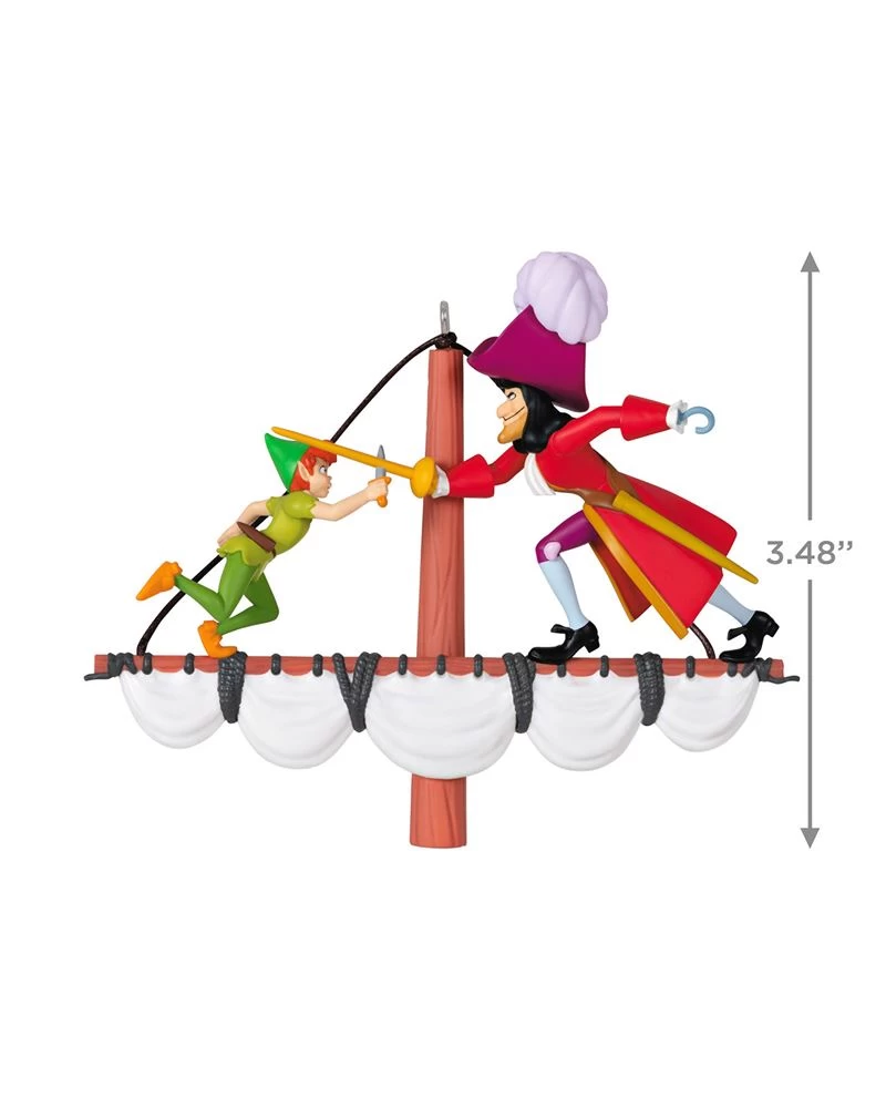 Hallmark Disney Peter Pan 70th Anniversary Swashbuckling Showdown Ornament 4 Hallmark Disney Peter Pan 70th Anniversary Swashbuckling Showdown Ornament - Image 4