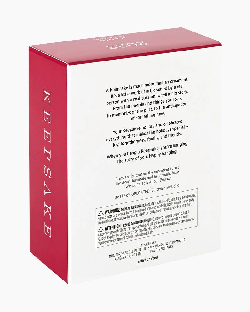 Hallmark Disney Encanto We Don't Talk About Bruno Musical Ornament With Light 6 Hallmark Disney Encanto We Don't Talk About Bruno Musical Ornament With Light - Image 6