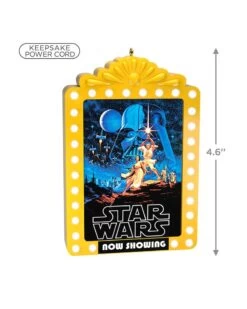 Hallmark Star Wars: A New Hope™ Now Showing Ornament With Light -Toy store 000500 1000622248 NoColor ALT3