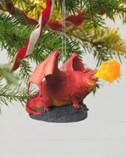 Hallmark Dungeons & Dragons: Honor Among Thieves Themberchaud Ornament With Light 11 Hallmark Dungeons & Dragons: Honor Among Thieves Themberchaud Ornament With Light -Toy store 000500 1000622249 NoColor