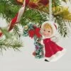 Hallmark Vintage Angel Porcelain Ornament