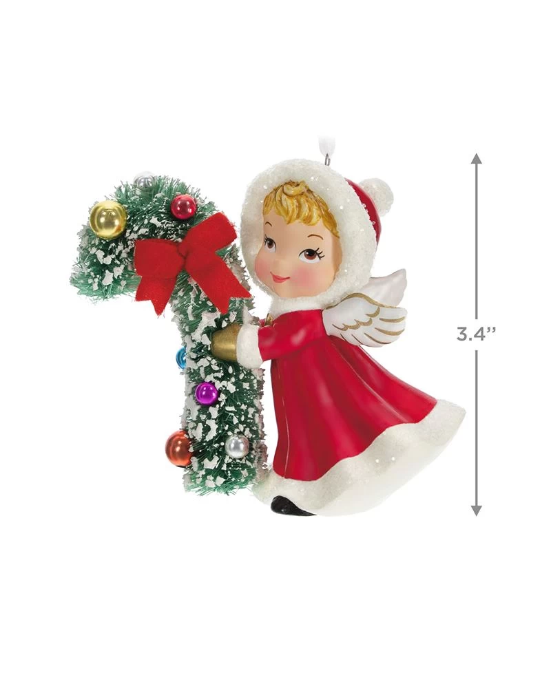 Hallmark Vintage Angel Porcelain Ornament 4 Hallmark Vintage Angel Porcelain Ornament - Image 4