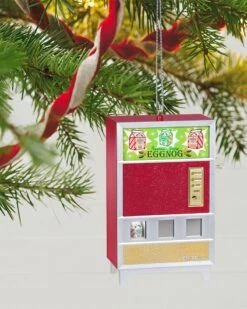 Hallmark Nellco Eggnog Machine Musical Ornament With Light